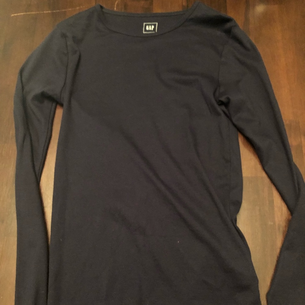 Gap Navy ladies long sleeve modern T-shirt
